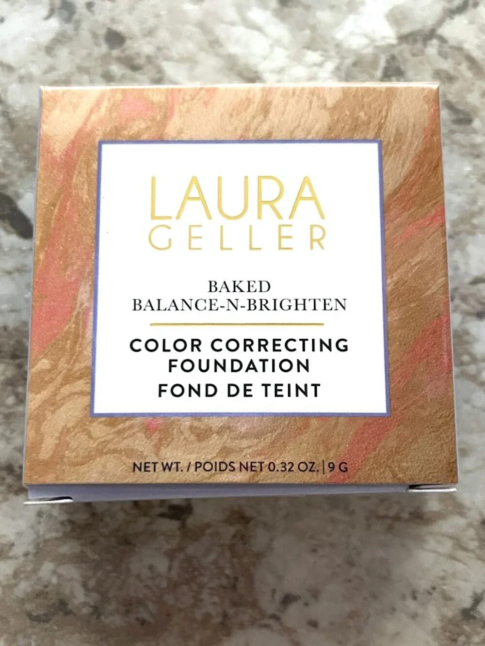Laura Geller Baked Balance-N-Glow Color Correcting Foundation Porcelain New